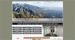 Desktop Screenshot of canyonviewrealestate.com